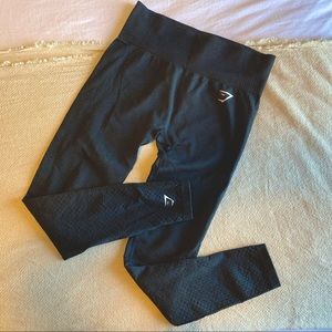 Gymshark Vital Seamless Leggings in black marl